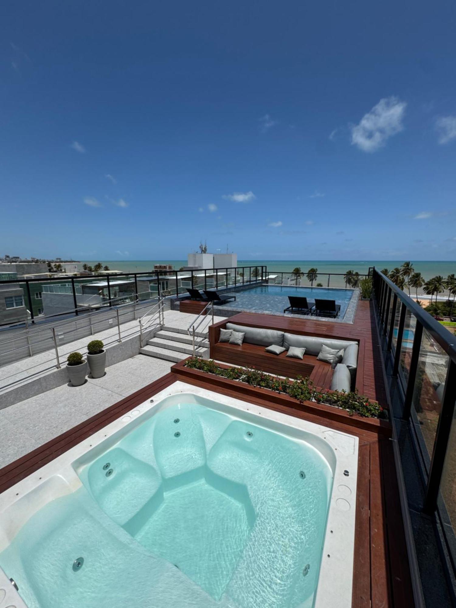 Flat Com Jacuzzi Privativa A 50m Do Mar * João Pessoa